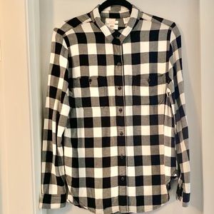 Levi’s Boyfriend Fit Checkerd Button Down Shirt